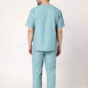 OEM Men Hospital Wear Polyester Spandex Workwear <b>Scrubs</b> <b>Set</b> Medical Nursing Healthcare Uniform <b>Set</b> For Hospital - Product Image 2
