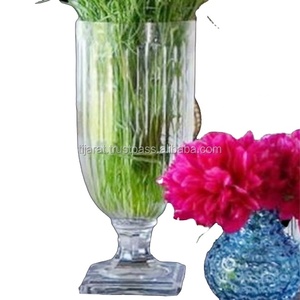 Florero de cristal de estilo nórdico para decoración del hogar, florero de cristal para decoración de boda, logotipo personalizado - Product Image 1