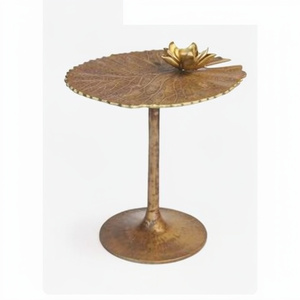 Mesa Auxiliar de Aluminio Dorado para Dormitorio, Sala de Estar, Decoración del Hogar, Muebles para el Hogar, Venta al Por Mayor - Product Image 1