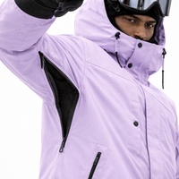 Veste de ski professionnelle personnalisée, chauffante, imperméable, respirante, à capuche, avec fermeture éclair Polartec, coupe-vent, Primaloft