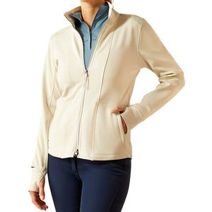 Nouvelle veste d'équitation zippée pour femme 2025, en polaire chaude, décontractée, entièrement zippée, en polyester et élasthanne - Product Image 2