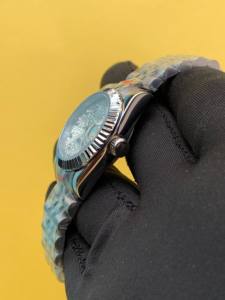 BOJ Plain R.O.L.E.X.61 36mm Diamond On Dial Stainless Steel Mechanical Automatic Analog <b>Wrist</b> <b>Watch</b> For Women At Low Price Hot - Product Image 3