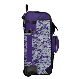 Custom Baseball Bat Bag Backpack with <b>Shoe</b> Pocket Helmet Storage Glove Compartment Fence Hook Water Bottle <b>Holder</b> Durable Multi - Product Image 3