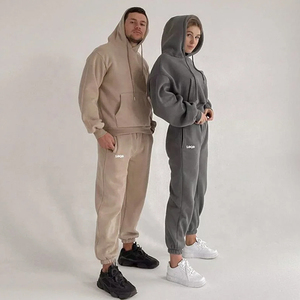 ชุดวอร์มลำลองผู้ชาย แขนยาว ชุดออกกำลังกาย ชุดเสื้อแจ็คเก็ตและกางเกงขายาว - Product Image 3