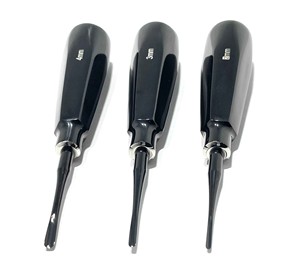 Elevadores de Raíz Rectos para Cirugía Oral, 23,4 Dientes, Herramientas de Limpieza de Raíces, Acero Inoxidable, Manual, Certificado CE ISO 13485 - Product Image 3