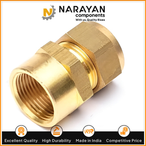 ข้อต่อทองเหลืองแบบข้อศอกเกลียวตัวเมียสำหรับงานท่อและหลอด - Product Image 2