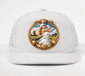 Premium Custom 7 Panel <b>Flat</b> Bil 3D Puff Embroidered Snapback Breathable Laser Cut OEM ODM Low MOQ High Quality Perforated <b>Hats</b> - Product Image 1