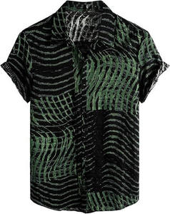 Nouveaux Polos d'été à manches courtes pour hommes, style décontracté de plage et de vacances, en maille ajourée au crochet - Product Image 2