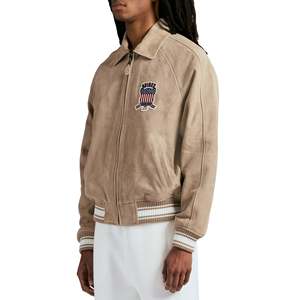 Premium Customize Cowhide Skin Avirex <b>Flight</b> Icon Leather Bomber <b>Jacket</b> for <b>Men</b> Eco-Friendly Reversible <b>Flight</b> <b>Jacket</b> Custom OEM - Product Image 5