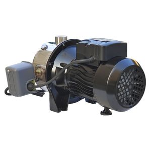 Pompe à jet pour puits peu profond en acier inoxydable 3/4 HP, 18,5 GPM, 131 pieds, 110 V - Product Image 1