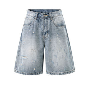 Vintage Street Mens Denim <b>Shorts</b> Suitable For Urban Looks And Summer Styling - Product Image 6