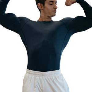 Camiseta Deportiva de Compresión para Hombre, Personalizada, al por Mayor, de Manga Larga, Secado Rápido, Transpirable, para Gimnasio, Entrenamiento, Fitness, Running - Product Image 5