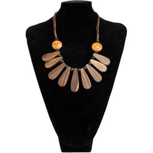 Vintage <b>Boho</b> Wooden <b>Necklace</b> for Women Handmade Jewelry Findings with a Retro Look - Product Image 3