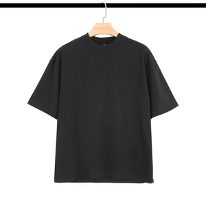 เสื้อยืดคอกลมแขนสั้นทรงหลวมสไตล์สตรีทแวร์ ยูนิเซ็กซ์ ผ้าฝ้ายถัก 100% คุณภาพพรีเมียม คอริบ ไหล่ตก ทรงโอเวอร์ไซส์ เป็นมิตรต่อสิ่งแวดล้อม - Product Image 2