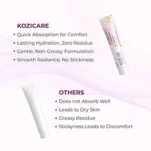 Kozicare Skin Lightening <b>Cream</b> | <b>For</b> Glowing Skin | Dark Spot & <b>Tan</b> <b>Removal</b> | Lightweight & Non Greasy - 0.53oz(15g) - Product Image 5