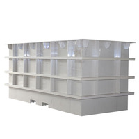 Réservoir de stockage d'éthane Réservoir de mélange de produits chimiques Conception Réservoir carré en plastique