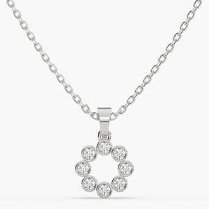 จี้เพชรเพาะเลี้ยงสุดหรูในทองคำแท้ 14 กะรัต - Product Image 1