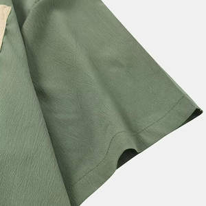 Ensemble T-shirt et short de sport personnalisé avec logo, mode estivale, respirant, polyester/coton, tricoté de haute qualité, équipement de course pour hommes - Product Image 3