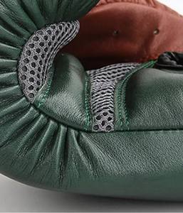 Gants de boxe personnalisés avec logo imprimé, en cuir véritable, à lacets, pour adultes, pour entraînement et combats professionnels - Product Image 5