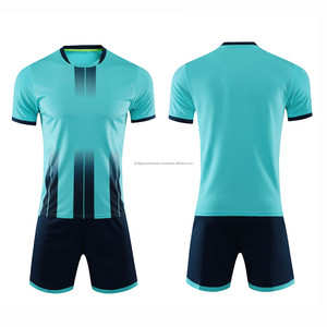 Conjunto de Uniforme de Fútbol con Logotipo Personalizado, Estilo Vintage, 100% Poliéster, Impresión Digital, Transpirable, Ropa Deportiva para Equipos - Product Image 3