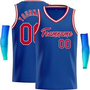 Custom Orange Basketball Jersey Set V-Neck Sleeveless Heat-Transfer Printed Mesh Unisex Teenagers Breathable Moisture Wicking - Product Image 4
