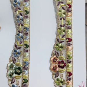 Magnifique tissu en dentelle brodée de qualité supérieure pour robe, garniture décorative en dentelle, fournisseur de textiles pour vêtements - Product Image 1