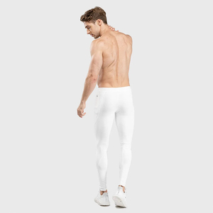 Leggings de Cintura Alta para Hombre, para Gimnasio y Yoga, de Spandex/Poliéster, de Secado Rápido y Transpirables, Leggings de Compresión de Longitud Completa para Hombre - Product Image 4