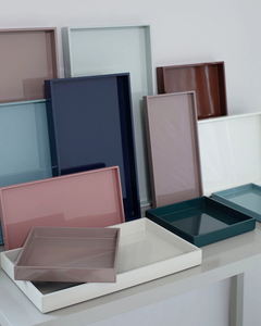 ถาดใส่แลคเกอร์ถาดเครื่องประดับถาดตกแต่งหรูหราปรับแต่งแล็คเกอร์โต๊ะเครื่องแป้งเคาน์เตอร์โต๊ะทำด้วยมือเวียดนาม - Product Image 4