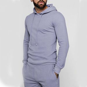 Conjunto de Sudadera con Capucha y Pantalones Cortos Deportivos Unisex para Hombre, Ropa Deportiva Informal con Logotipo Personalizado, Felpa de Algodón, Otoño, Gimnasio, Deportes, Alta Calidad, Pakistán - Product Image 3