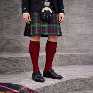 Top Selling Highland Scottish kilt Hose Blue Men Scotland Traditional Tartan Kilt <b>Socks</b> 2026 - Product Image 1