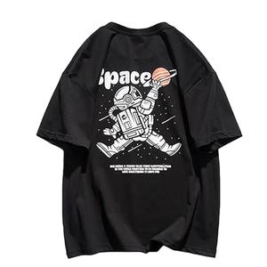 เสื้อยืดลำลองทรงโอเวอร์ไซส์ เสื้อยืดเปล่า เสื้อยืดสั่งทำสำหรับผู้ชาย เสื้อยืดราคาดีที่สุด MOQ ต่ำ เสื้อยืดโอเวอร์ไซส์สำหรับผู้ชาย - Product Image 6