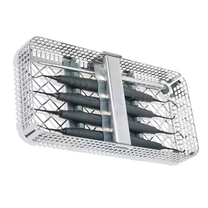 Juego de 5 instrumentos dentales para implantes de composite, con revestimiento negro y bandeja de lavado, tijeras delicadas TC de alta calidad - Product Image 6