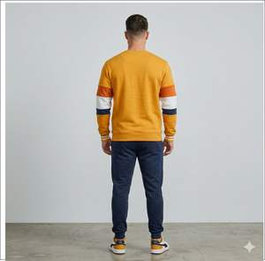 Best Selling Slim Fit Men Sweatshirts Casual Wear Men Sweatshirts Comfortable Long Sleeves Fleece Men Sweatshirts Wholesale - Product Image 4