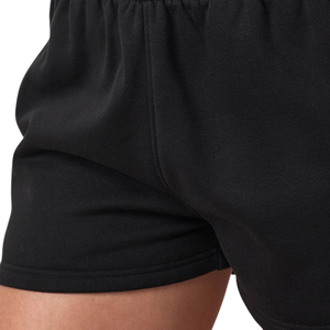 Shorts de sport noirs pour femmes, taille élastique, pour entraînement fitness, tenue de sport, confortables pour le quotidien - Product Image 5