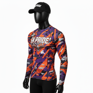 New Arrival Lightweight Breathable Eco-Friendly Unisex MMA Rash Guard Long Sleeve Quick Dry Customized Color/Logo High Quality - Product Image 2