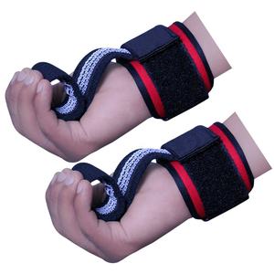 Soporte de muñeca de algodón antideslizante personalizado, combo de correas de gimnasio, correas de muñeca de levantamiento de pesas, barra de mano, muñequeras, soporte de correa de elevación - Product Image 1