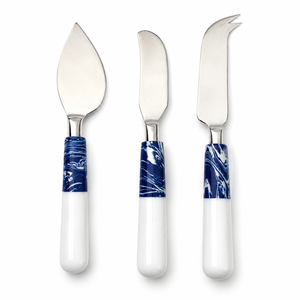 Custom Wholesale Modern Design Mixed Material <b>Cheese</b> Tools Marble & Wooden Handle Gold Plated <b>Cheese</b> <b>Knives</b> <b>Set</b> For Hotels - Product Image 4