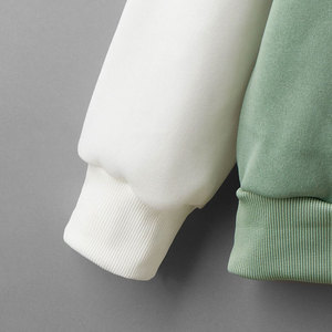 Sweat-shirt classique en coton mélangé pour homme avec poche latérale, manches longues et doublure en polaire chaude, conçu pour un usage quotidien décontracté - Product Image 4