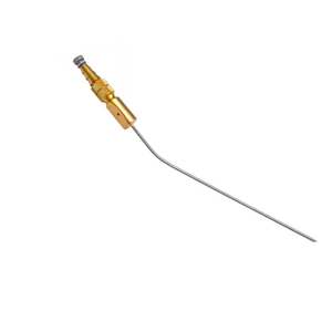 Tubo de Succión Frazier Premium Chapado en Oro y Cánula Aspiradora de Acero Inoxidable, Instrumentos de Precisión Reutilizables para Neurocirugía y ORL - Product Image 5