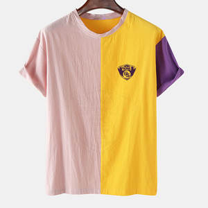 Nuevo diseño, precio económico, camisetas estampadas 100% algodón para hombre, ropa informal, camiseta holgada para hombre en verano de Bajwat Sports - Product Image 1