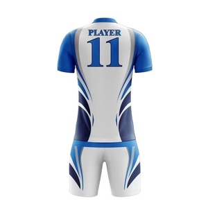 Ensemble d'uniformes de football pour équipe 2026 – Personnalisé, écologique, léger, respirant, séchage rapide, col en V, imprimé par sublimation - Product Image 3