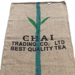 100% SACOS DE YUTE CEES CON LUZ IMPRESA Natural Ecológico Biodegradable para envasar cacao café anacardos de Bangladesh - Product Image 1