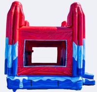 Château gonflable et structure de jeu gonflable en PVC de qualité commerciale avec garantie de 2 ans, installation facile pour les fêtes en plein air et les événements professionnels