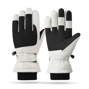 Guantes de Esquí para Invierno, Gruesos, Impermeables, con Forro Cálido, Pantalla Táctil, para Snowboard - Product Image 1