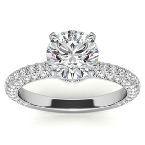 Pear Cut Moissanite <b>Ring</b> 925 Sterling <b>Silver</b> Gold Plated Luxury Certified Engagement Wedding Bridal <b>Solitaire</b> Promise <b>Ring</b> - Product Image 1