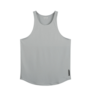 Wholesale Sleeveless Gym Tank Top <b>Men</b> Casual Custom Logo Bodybuilding Vest Breathable Knitted 100% Cotton Wrestling <b>Singlet</b> - Product Image 4