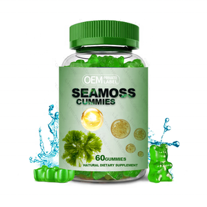 Gomitas Veganas de Musgo Irlandés, Alga Marina, Raíz de Bardana y Pectina Natural de Frutas con Etiqueta Privada - Product Image 1