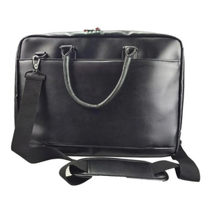 Porte-documents souple vintage marron en PU de 15 pouces avec bandoulière arquée amovible et fermeture à fermoir pour voyages d'affaires unisexe - Product Image 2