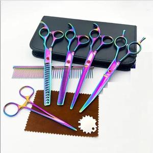 Professional 5 in 1 <b>Dog</b> Grooming <b>Scissors</b> Set Pet Grooming Shears - Product Image 2