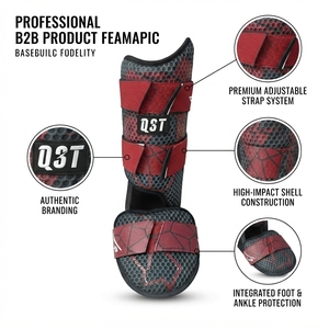 Baseball Leg <b>Protector</b> Shin Guard Breathable Mesh Adjustable Strap Custom Logo Sports Gear baseball shin <b>protector</b> Wholesale - Product Image 6